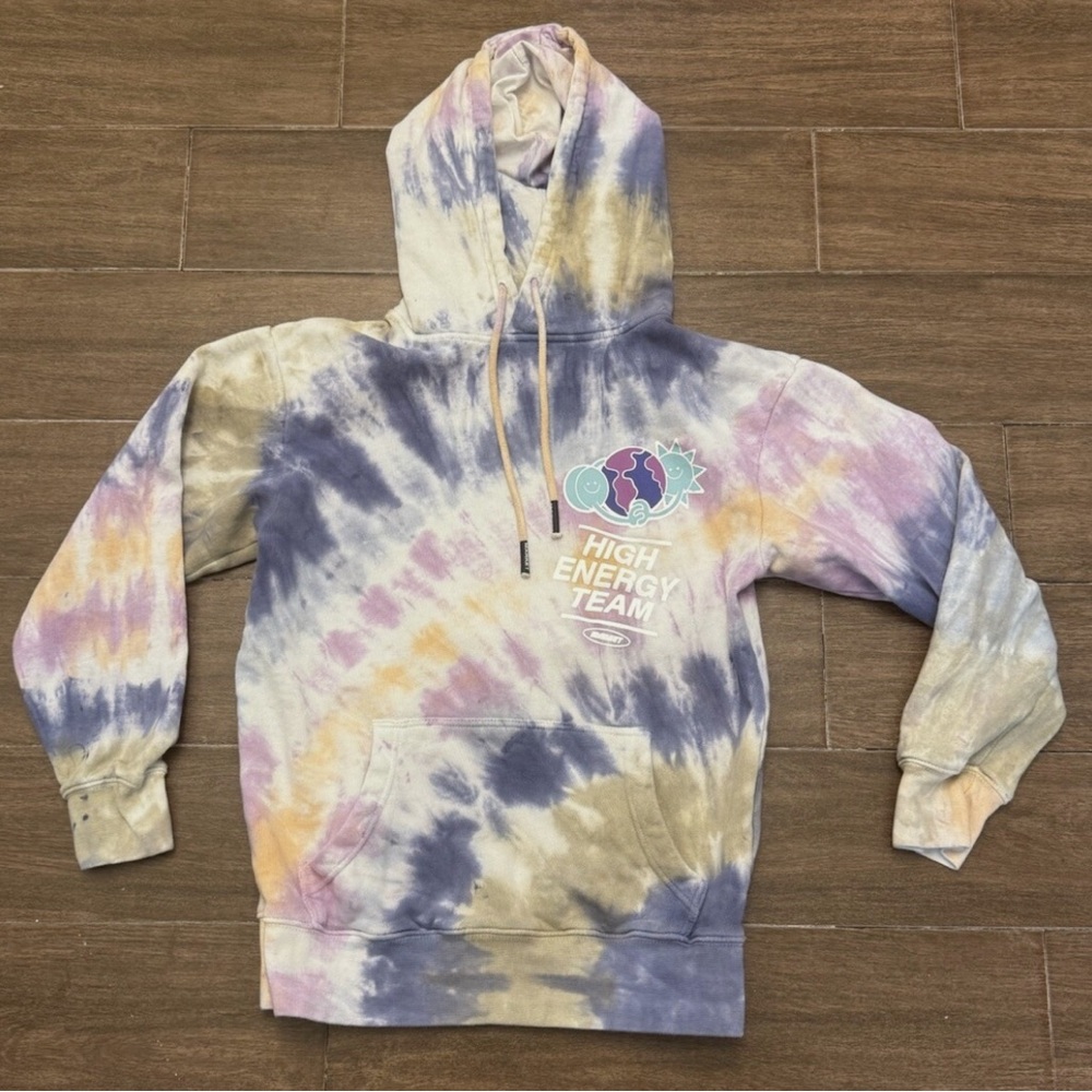 Chinatown Market x Smiley Originals Tie Dye Hoodie Sweatshirt Size S